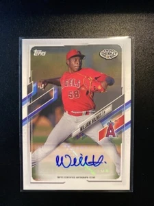 2021 Topps Pro Debut Autographs #PD6 William Holmes Angels - Picture 1 of 2