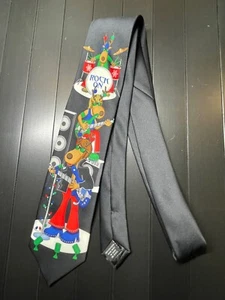 Yule Krawatte Grüße MMG Punze Weihnachten Seidenkrawatte Krawatte - Bild 1 von 4