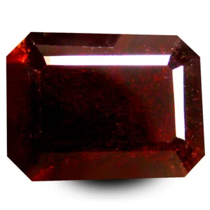 6,65 ct fabelhafte achteckige Form (11 x 8 mm) oranger roter Spessartin Edelstein - Bild 1 von 1
