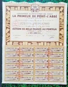 Dépt 29 - Plonéour Lanvern Moulin d'Ascoët - Rare & Superbe Conserverie de 1941 - Bild 1 von 3