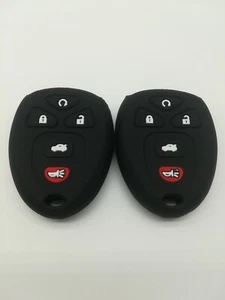 2*Silicone Key Cover for GMC Acadia Yukon CHEVROLET Malibu Suburban Tahoe BUICK - Bild 1 von 5
