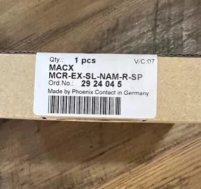 Phoenix Contact 2924045 Isolation Switch Amplifier MACXMCR-EX-SL-NAM-R-SP - Image 1 of 4