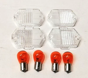 Blinkerkappen E 6-eckig weiß Glühbirnen 12V für Simson MZ TS ES ETZ SR50 S51 - Bild 1 von 2