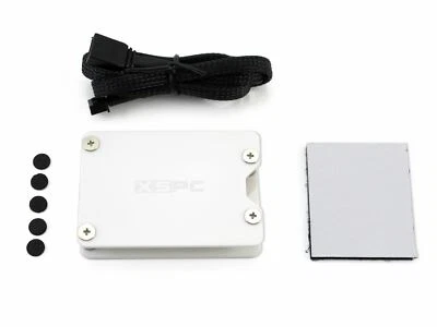 XSPC 8 Way, 3Pin, 5V, Addressable RGB Splitter Hub - SATA Powered (White) - Image 1 of 4