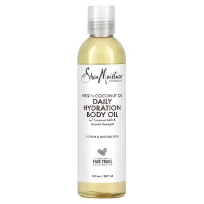 SHEA MOISTURE~~VIRGIN COCONUT OIL~~DAILY HYDRATION BODY OIL 8 OZ 111 - Image 1 of 2