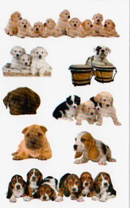 Aufkleber Sticker Stickerbogen, Hund Hunde Dog Stickers Aufkleber # 3 - Bild 1 von 1