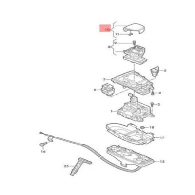 Сменный хрустальный рычаг переключения передач рычаг переключения передач для Audi A4 B9 S4 A4 Allroad 2017-2024 - Изображение 1 из 4