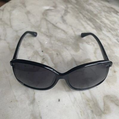 Gafas de sol Kate Spade New York Gloriann 59 mm de gran tamaño ovaladas negras nuevas en paquete $160 Foto 1 de 4