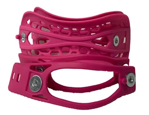 ALTITUDE RIDER SNOWBOARD BINDING ANKLE & TOE STRAP REPLACEMENTS PINK L/XL - Afbeelding 1 van 3