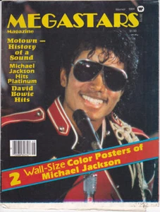 Michael Jackson MEGASTARS American USA Magazine Poster Postermag 1984 - Bild 1 von 3