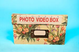 Pioneer Photo Video Storage Box Heavy-Duty Floral Print Acid-Free Style B-1