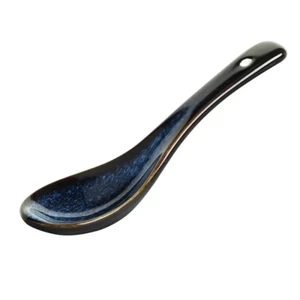 Olympia Luna Midnight Blue Soup Spoons 142mm x 25mm Pk of 12 Serving - Picture 1 of 6