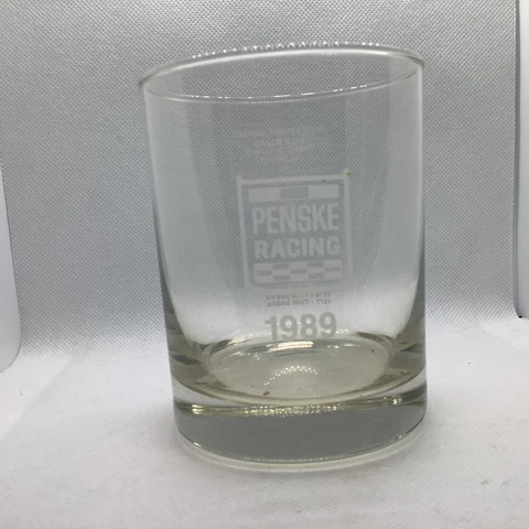 Penske Indy Car Racing 1989 Rocks Glass Cover