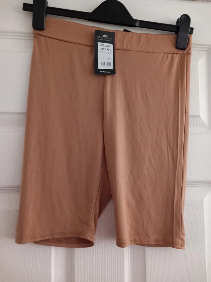 Box 832 ladies Cycle Shorts Biege size 10 - Image 1 of 1