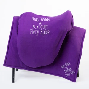 PERSONALISED Saddle Pad & Saddle Cover Set - Picture 1 of 13