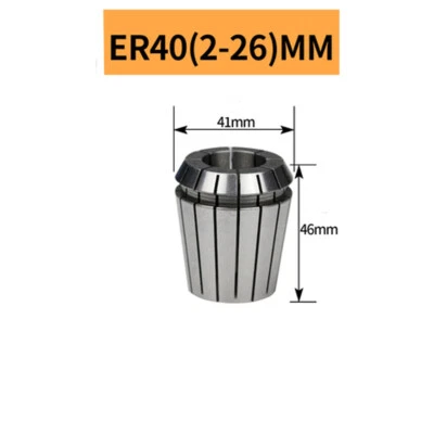 ER40 Precision 0.005/0.015mm Spring Collet Chuck Spindle Motor CNC Mill 2-26mm - Image 1 of 4