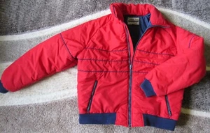 MENS WINTER JACKET SIZE XL RED INSULATED LINED - Picture 1 of 5