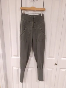 Free People Movement On The Road Athleisure Edgy Sweatpants W/Pockets Zip Sz XS - Picture 1 of 16