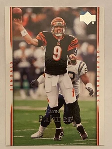 2007 Upper Deck Carson Palmer Cincinnati Bengals #37 Silver - Picture 1 of 2