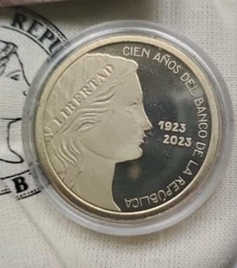 2023 Kolumbien 20000 Pesos Münze 100TH ANNIVERSARY BANK OF THE REPUBLIC UC#328 - Bild 1 von 12
