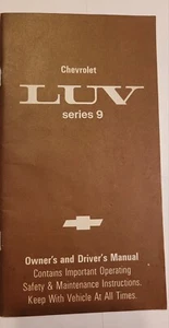 CHEVROLET 'LUV' TRUCK OWNER'S DRIVER'S MANUAL SERIES 9 ISUZU (1972-80) - Picture 1 of 1