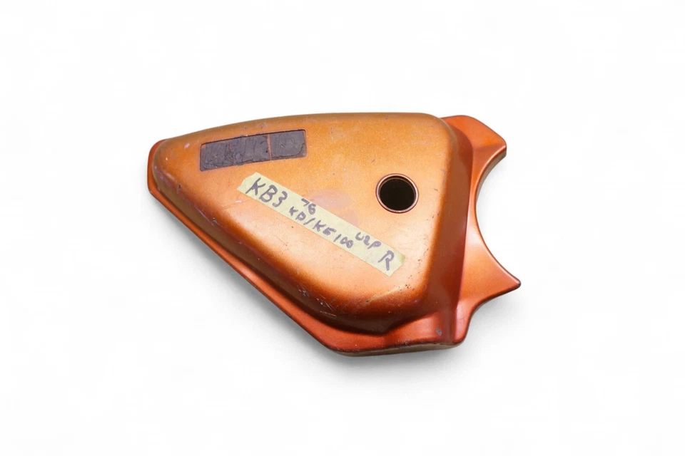 Kawasaki KE100 1976 Enduro Ke 100 naranja panel de cubierta lateral derecho KB3 *AH15 Foto 1 de 4