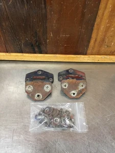 Triumph TR6 • Original Driver's Side Door Hinges w/ Hardware. Used. KT1681 - Picture 1 of 8