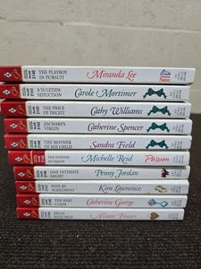 Harlequin Presents Book lot of 10 PB 2000 Nov Sandra Field Penny Jordan - Imagen 1 de 12