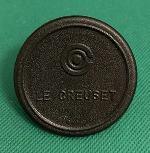 Le Creuset 2.2” 55mm Black Round Phenolic Replacement Cookware Knob Only - Picture 1 of 5