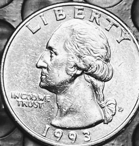 Cuarto Washington 1993D - Imagen 1 de 2
