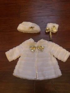 Puppe elegantes Winter Outfit - Muff Handwärmer - passt American Girl 18 in unserer Generation - Bild 1 von 4
