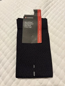 Neu mit Etikett MicroPillow Kompression Laufsocken kniehohe Herrenstrümpfe schwarz XL $ 38 - Bild 1 von 5