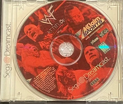 WWF Attitude (Sega Dreamcast, 1999) DISC ONLY - Image 1 of 2