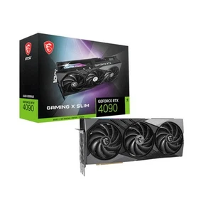 Carte graphique MSI GeForce RTX 4090 GAMING X SLIM 24 Go Ada Lovelace - Photo 1/10