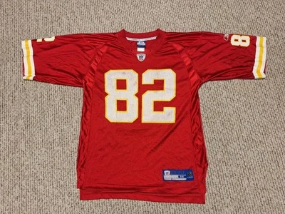 Camiseta deportiva Kansas City Chiefs #82 Dwayne Bowe M Reebok roja blanca dorada  Foto 1 de 4