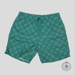 Louis Vuitton Damier Monogram Swim Shorts in Green - Picture 1 of 7