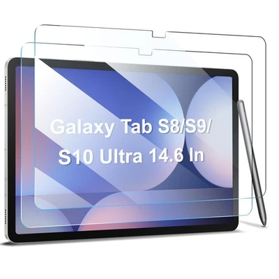 2 Pack Screen Protector for Samsung Galaxy Tab S10 Ultra/Tab S9 Ultra/Tab S8 ... - Image 1 of 4
