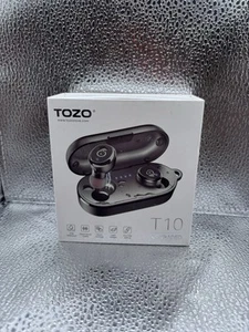 Wodoodporne słuchawki Bluetooth TOZO T1115 T10 TWS - czarne - Zdjęcie 1 z 3