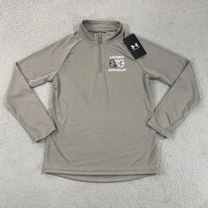 NWT Under Armour Boys Small Velocity 1/4 Zip Gray - Picture 1 of 6