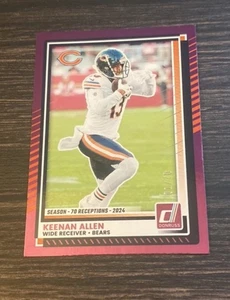 Donruss Keenan Allen 2025 púrpura prueba de prensa/70 #279 Chicago Bears - Imagen 1 de 3