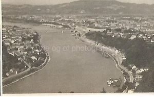 Linz Austria 1945 WW2 ERA The Danube SMALL FOUND PHOTO b + w ORIGINAL 59 43 E - Picture 1 of 1