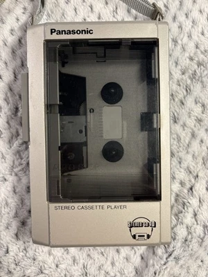 Panasonic RQ-J55 Vintage Stereo Cassette Tape Player Silver - Image 1 of 4