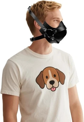 Hombres Máscaras Ajustables Cuero PU Punk Máscara Capucha Halloween Disfraz Foto 1 de 4