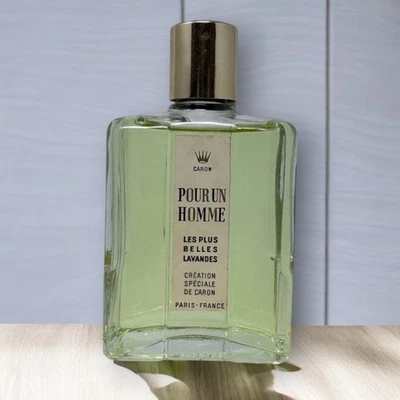 Perfume De Colección LEER Caron Pour Un Homme Les Plus Belles Lavandes 2 OZ Foto 1 de 3