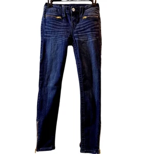 True Religion Super Skinny Jeans Damen 26 Dark Wash Zipper Ankle Reißverschlusstasche - Bild 1 von 7