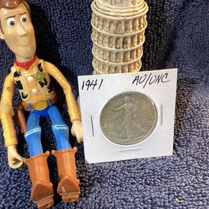 1941 WALKING LIBERTY 🗽 HALF 👀 HIGHER GRADE GRADABLE - Bild 1 von 7