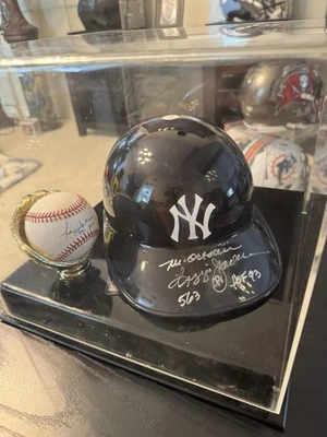 Reggie Jackson Autographed Ball And Helmet With 1977 World Series Signed Program - Image 1 of 4
