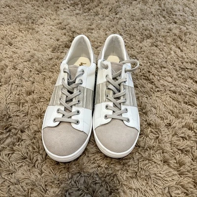 Sam Edelman Women's Marquette Casual Sneakers White/Grey Size Women 8.5 EUC - Image 1 of 4