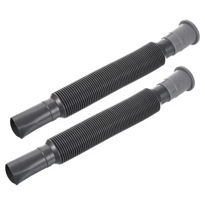 Plastica Drenaggio Tubo Espandibile Lavello Tubo Flessibile, Grigio 2pz - Immagine 1 di 4