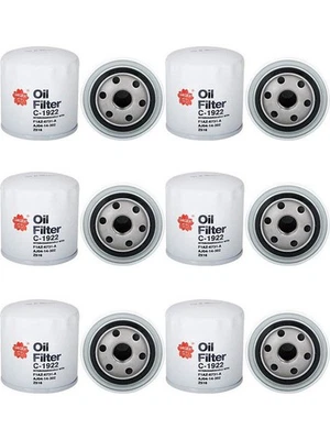 6 x Sakura Spin-On Oil Filter C-1922 fits Ford Taurus 3.0 DN,DP i - image 1 of 4